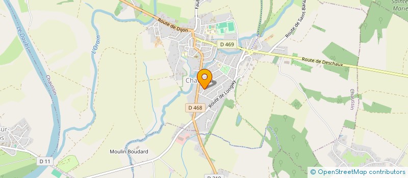 localisation de l'entreprise COS'MO ATELIER  ASNANS-BEAUVOISIN