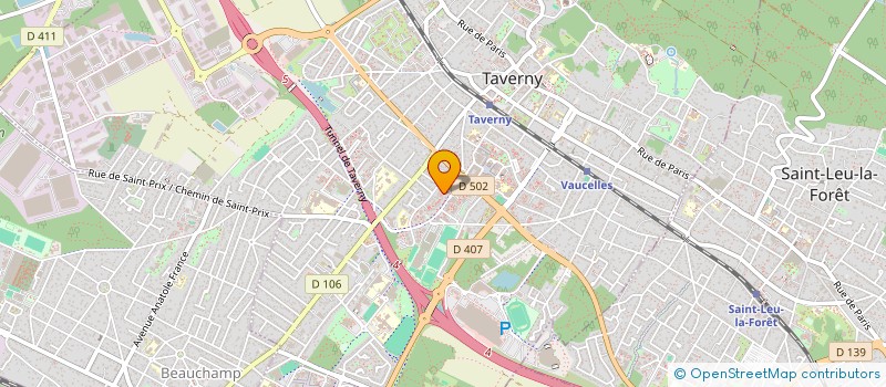 localisation de l'entreprise COS-MODE ET BEAUTY'S  TAVERNY