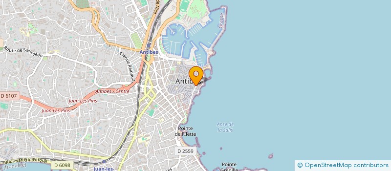 localisation de l'entreprise COS PERS COLLEC LOCALES ET LEURS ETS à ANTIBES