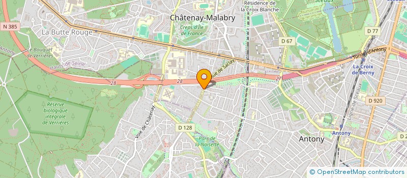 localisation de l'entreprise COS TP à CHATENAY-MALABRY