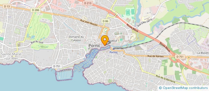 localisation de l'entreprise COSA à PORNIC
