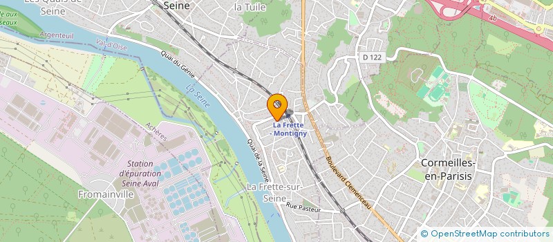 localisation de l'entreprise COSA NOSTRA  LA FRETTE-SUR-SEINE