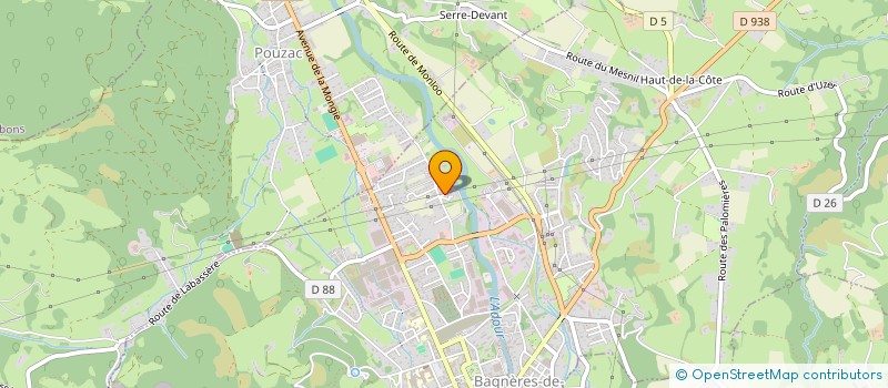 localisation de l'entreprise COSA NUESTRA  BAGNERES-DE-BIGORRE