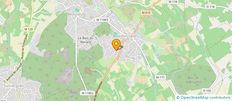 localisation de l'entreprise COSAA  RESTINCLIERES