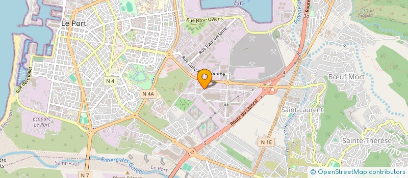 localisation de l'entreprise COSADIA TRANSPORT EXPRESS  LE PORT