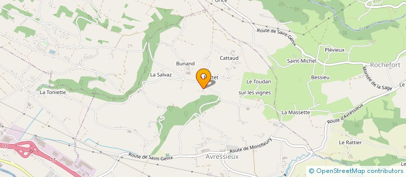 localisation de l'entreprise COSAIX  AIX LES BAINS