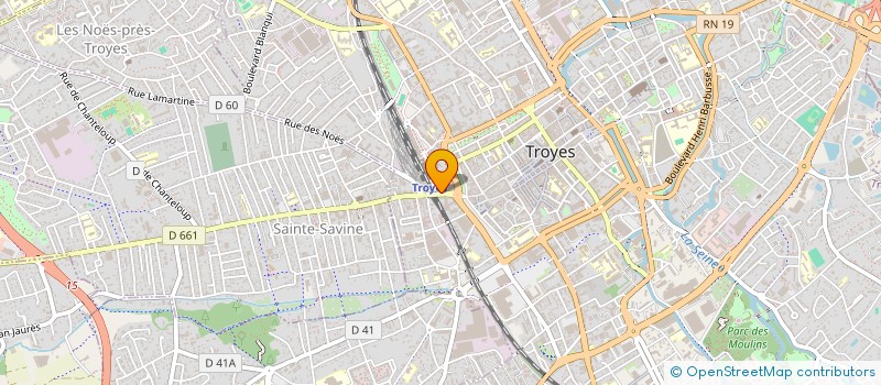 localisation de l'entreprise COSALE à TROYES