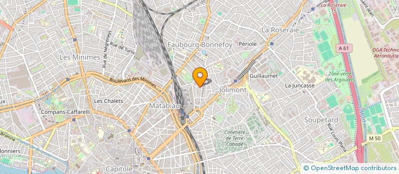 localisation de l'entreprise COSAMA  TOULOUSE