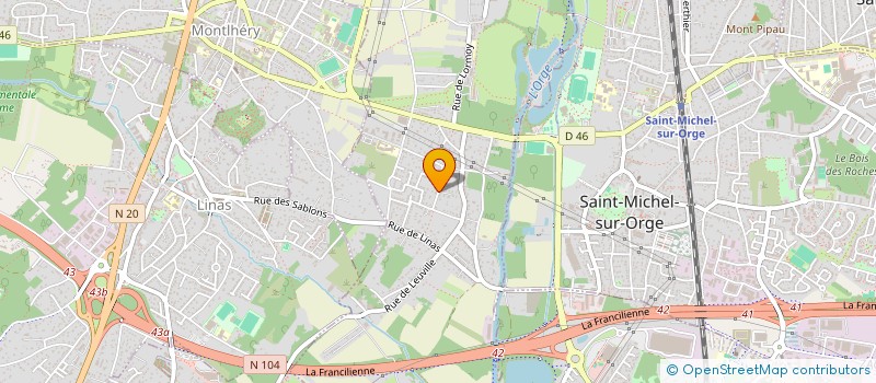 localisation de l'entreprise COSAQUE S.P.A.S. à LONGPONT-SUR-ORGE