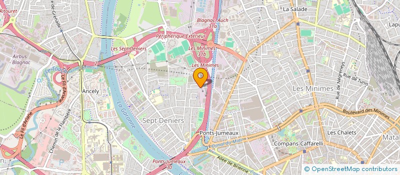 localisation de l'entreprise COSAT CAPITOLE PILOTARI à TOULOUSE