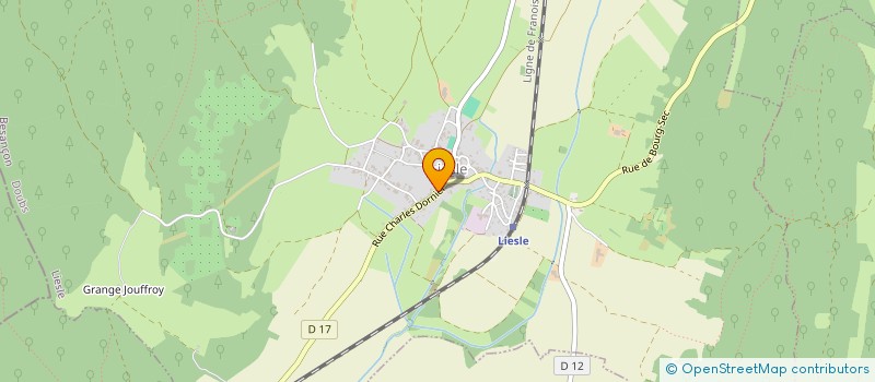 localisation de l'entreprise COSAXE  LIESLE