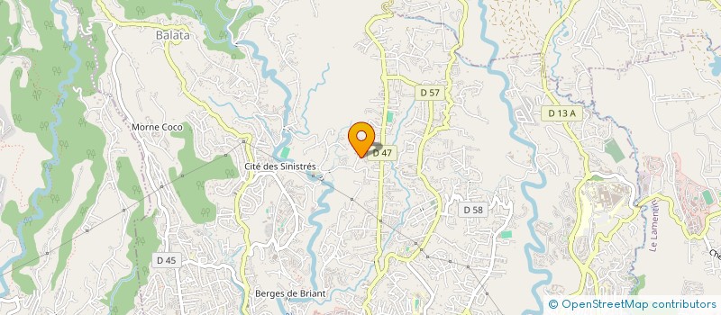 localisation de l'entreprise COSBAT  FORT-DE-FRANCE