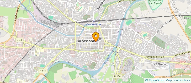 localisation de l'entreprise COSCAR  CARCASSONNE