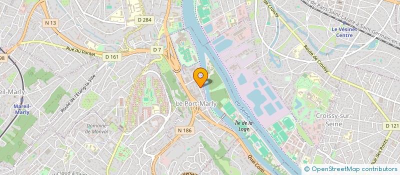 localisation de l'entreprise COSCI FRANCE  LE PORT-MARLY