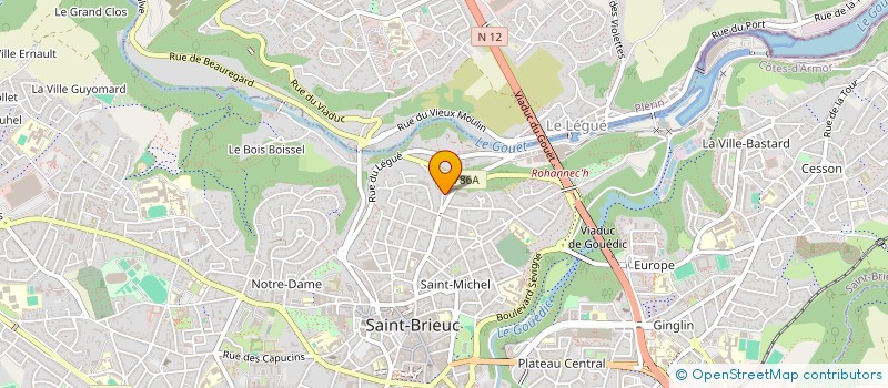 localisation de l'entreprise COSCO à SAINT-BRIEUC