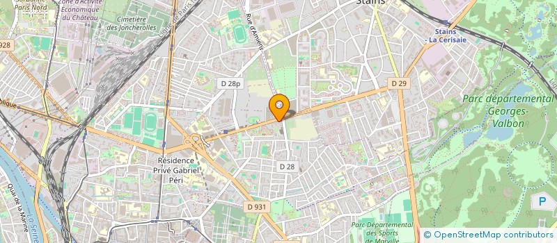 localisation de l'entreprise COSD  SAINT-DENIS