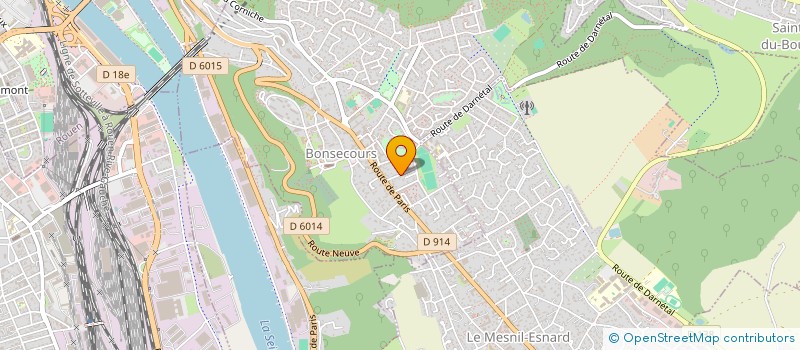 localisation de l'entreprise COSDENT  BONSECOURS