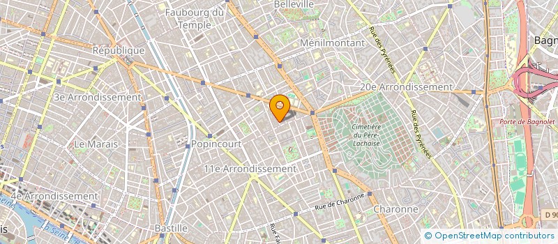 localisation de l'entreprise COSECO  PARIS