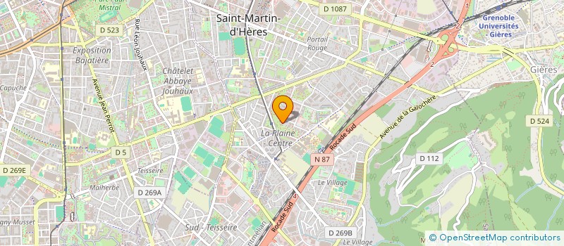 localisation de l'entreprise COSECO à SAINT-MARTIN-D'HERES