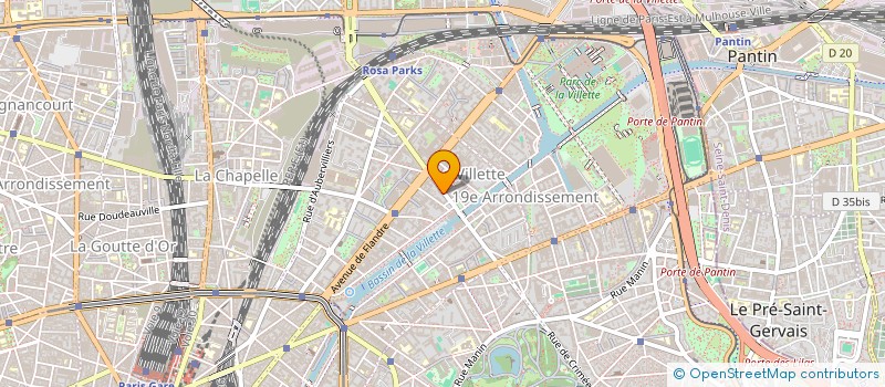 localisation de l'entreprise COSECOM à PARIS