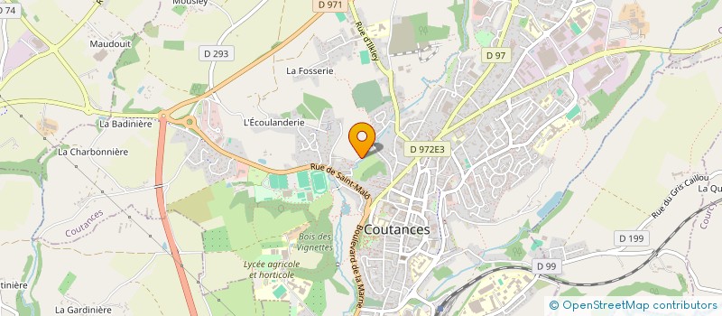 localisation de l'entreprise COSEDIA PATRIMOINE  COUTANCES