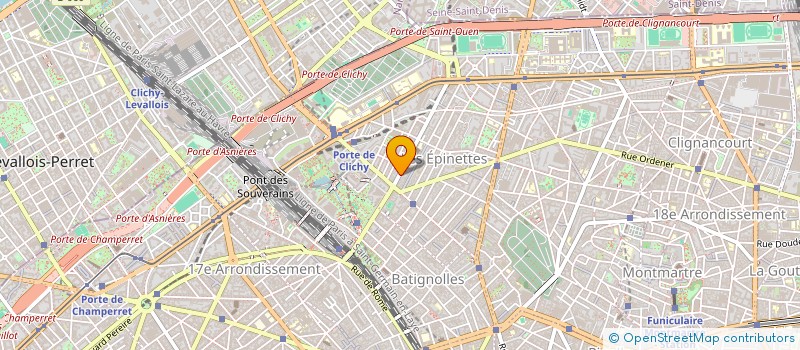 localisation de l'entreprise COSEGE à PARIS