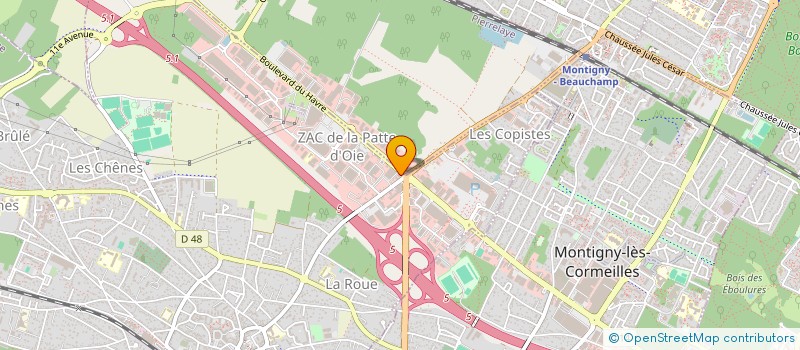 localisation de l'entreprise COSELO S.A. à HERBLAY-SUR-SEINE