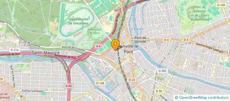 localisation de l'entreprise COSENSYA  JOINVILLE-LE-PONT