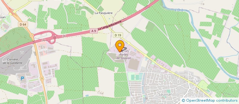 localisation de l'entreprise COSENTINO à SAUVIAN