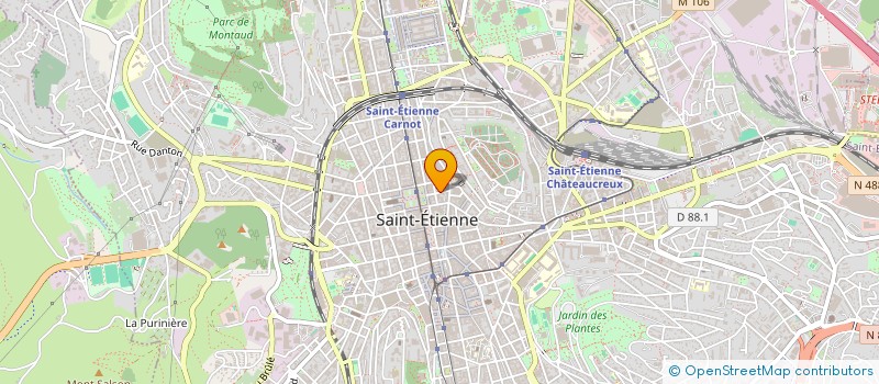 localisation de l'entreprise COSENTINO GIUSEPPE  SAINT-ETIENNE