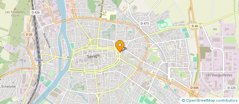 localisation de l'entreprise COSENUT à SENS