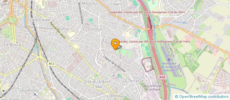 localisation de l'entreprise COSEP à TOULOUSE