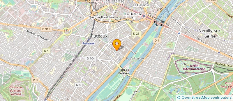 localisation de l'entreprise COSER à PUTEAUX