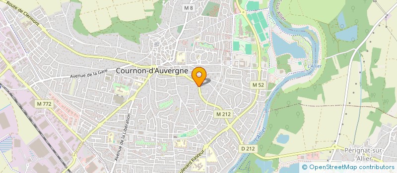 localisation de l'entreprise COSERA GROUP  COURNON-D'AUVERGNE