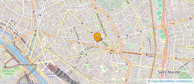 localisation de l'entreprise COSERGI  PARIS