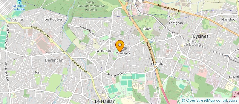 localisation de l'entreprise COSETTA  LE HAILLAN