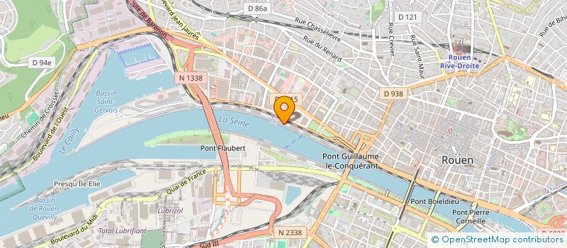 localisation de l'entreprise COSETTE à ROUEN