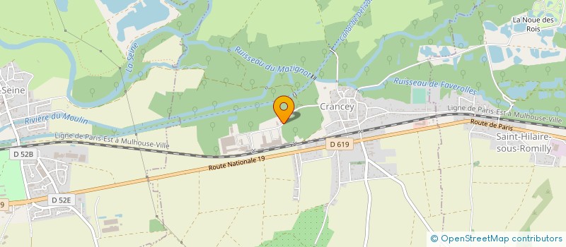 localisation de l'entreprise COSETTE FACONNAGE à CRANCEY