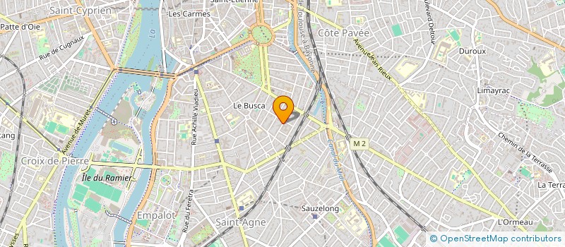 localisation de l'entreprise COSEUS  TOULOUSE