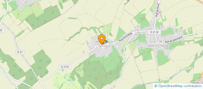 localisation de l'entreprise COSFER SPORT  WENTZWILLER