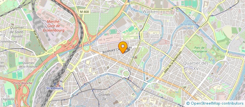 localisation de l'entreprise COSFI à STRASBOURG