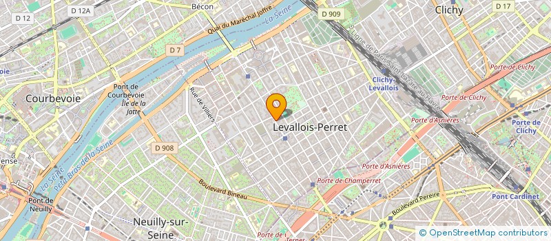 localisation de l'entreprise COSFIBEL PREMIUM INTERNATIONAL à LEVALLOIS-PERRET