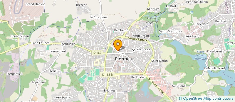 localisation de l'entreprise COSGLAZ à PLOEMEUR