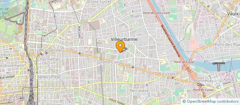 localisation de l'entreprise COSGUN à VILLEURBANNE