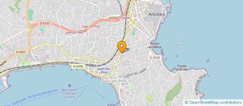 localisation de l'entreprise COSHARING SPACES à ANTIBES