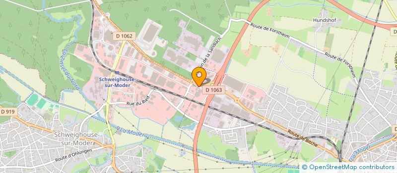 localisation de l'entreprise COSI 2 à HAGUENAU