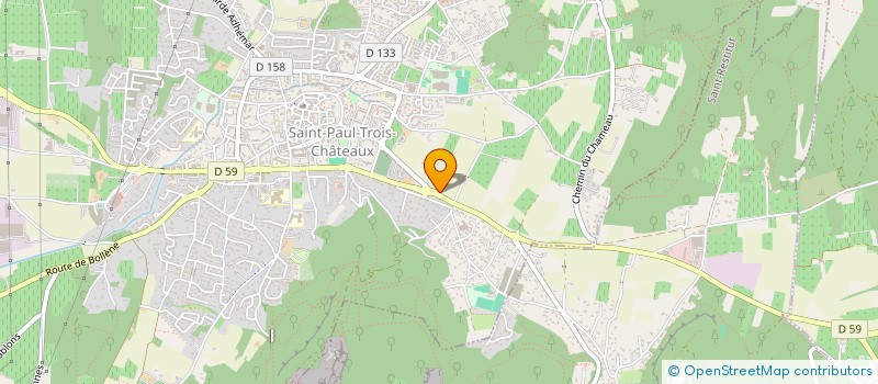 localisation de l'entreprise COSI  SAINT-PAUL-TROIS-CHATEAUX