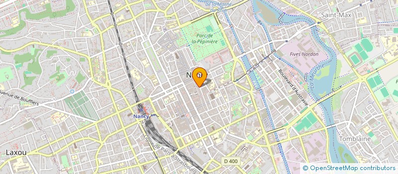 localisation de l'entreprise COSI IMMOBILIER  NANCY