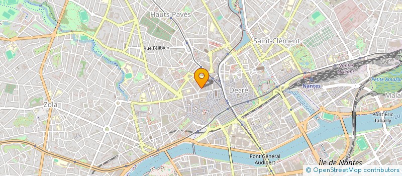 localisation de l'entreprise COSI MODA à NANTES
