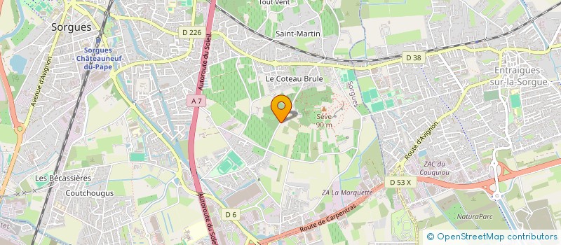 localisation de l'entreprise COSILOU  SORGUES